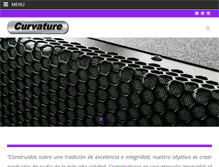 Tablet Screenshot of curvatureaudio.com